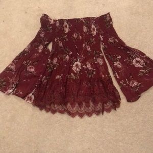 Off the shoulder top